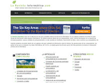 Tablet Screenshot of larevistainformatica.com